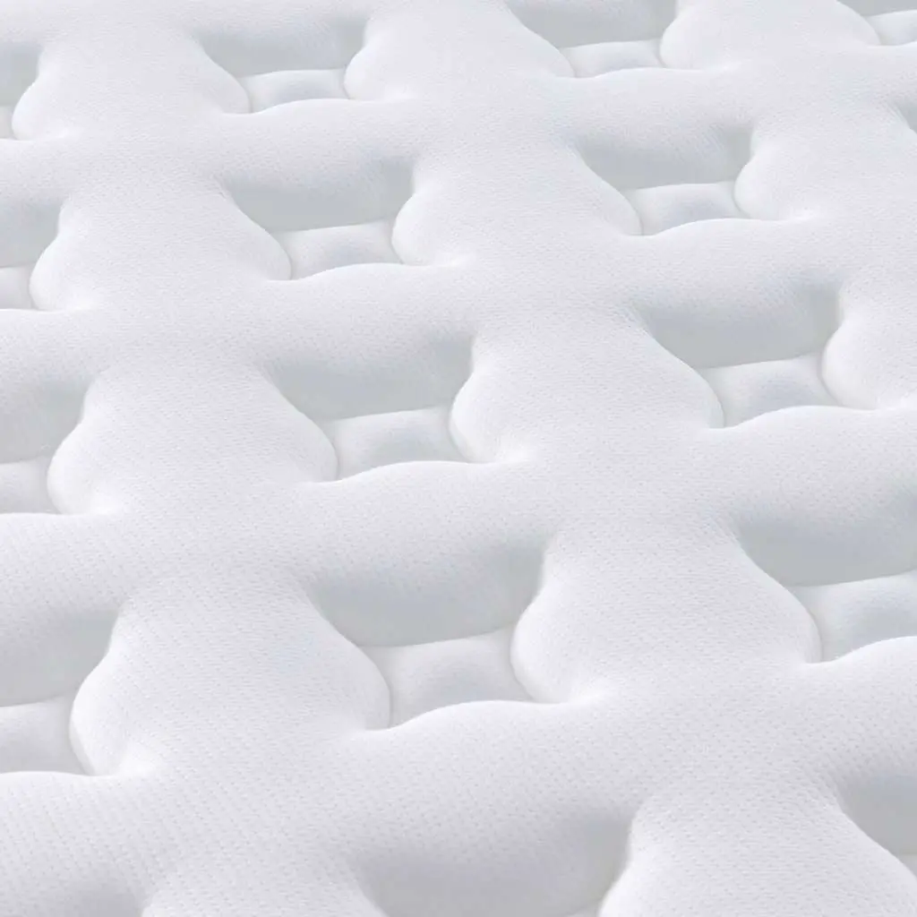 Medium Firmness Pocket Spring Mattress for Bedroom Sleeping 137x190cm White