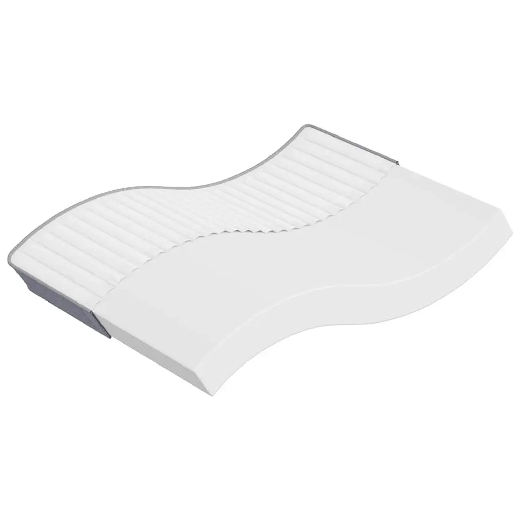 Queen Size Foam Mattress Medium Soft 152x203 cm Double Sided Flippable Bed White