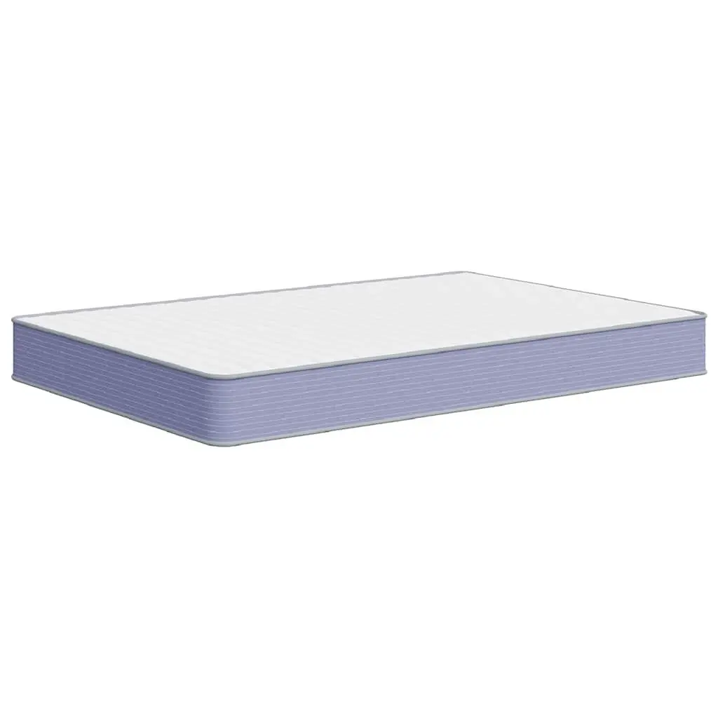 Queen Size Foam Mattress Medium Soft 152x203 cm Double Sided Flippable Bed White