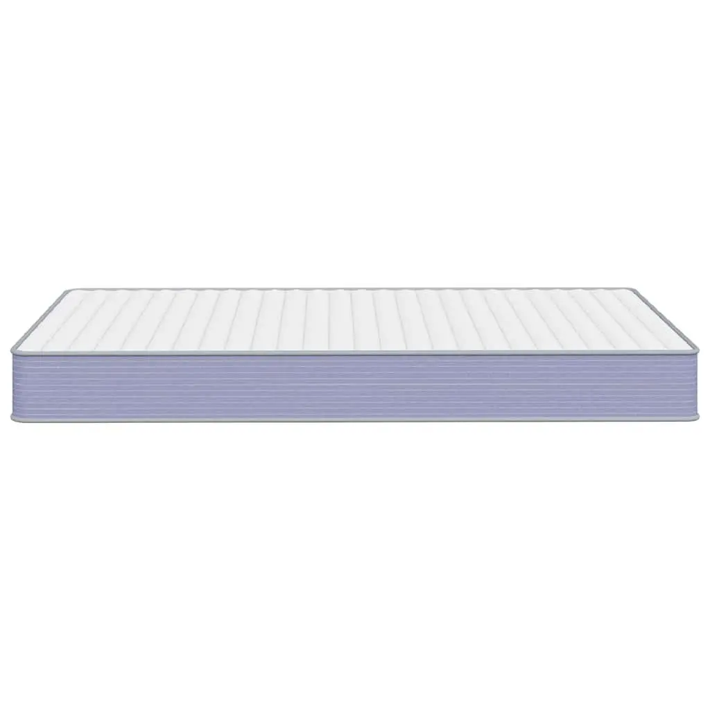 Queen Size Foam Mattress Medium Soft 152x203 cm Double Sided Flippable Bed White