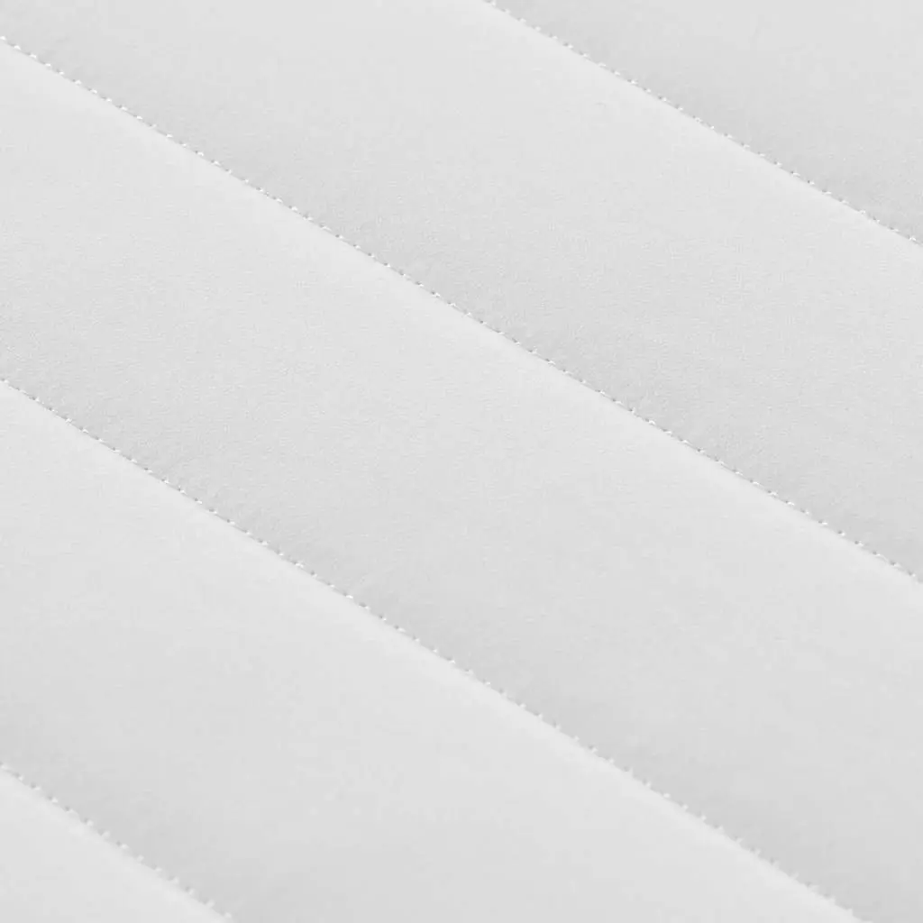 Queen Size Foam Mattress Medium Soft 152x203 cm Double Sided Flippable Bed White