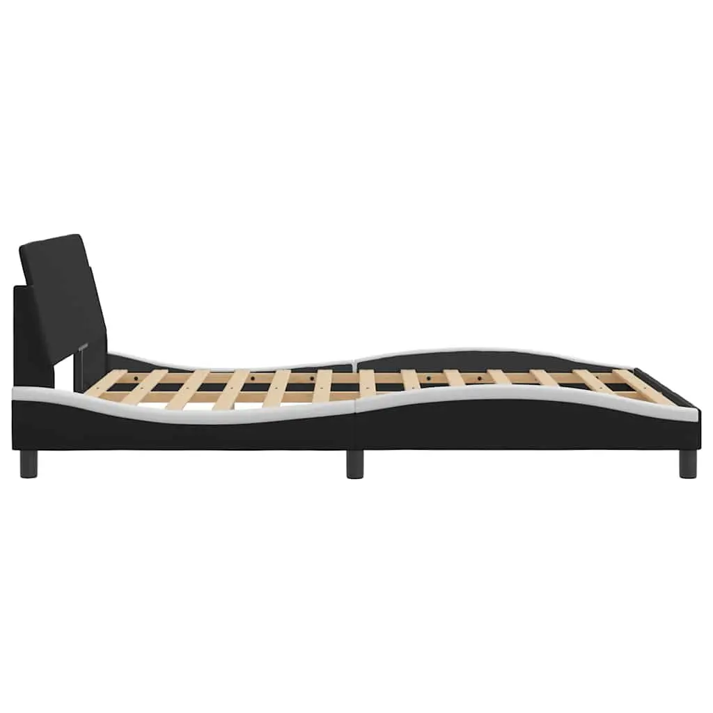 Double Bed Frame with Headboard for Comfort