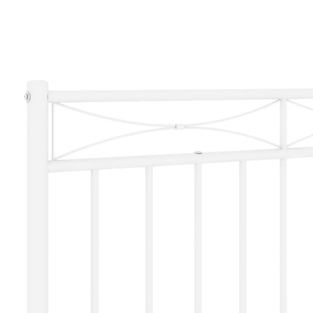 Metal Headboard 90cm Bed Header Replacement Support Black