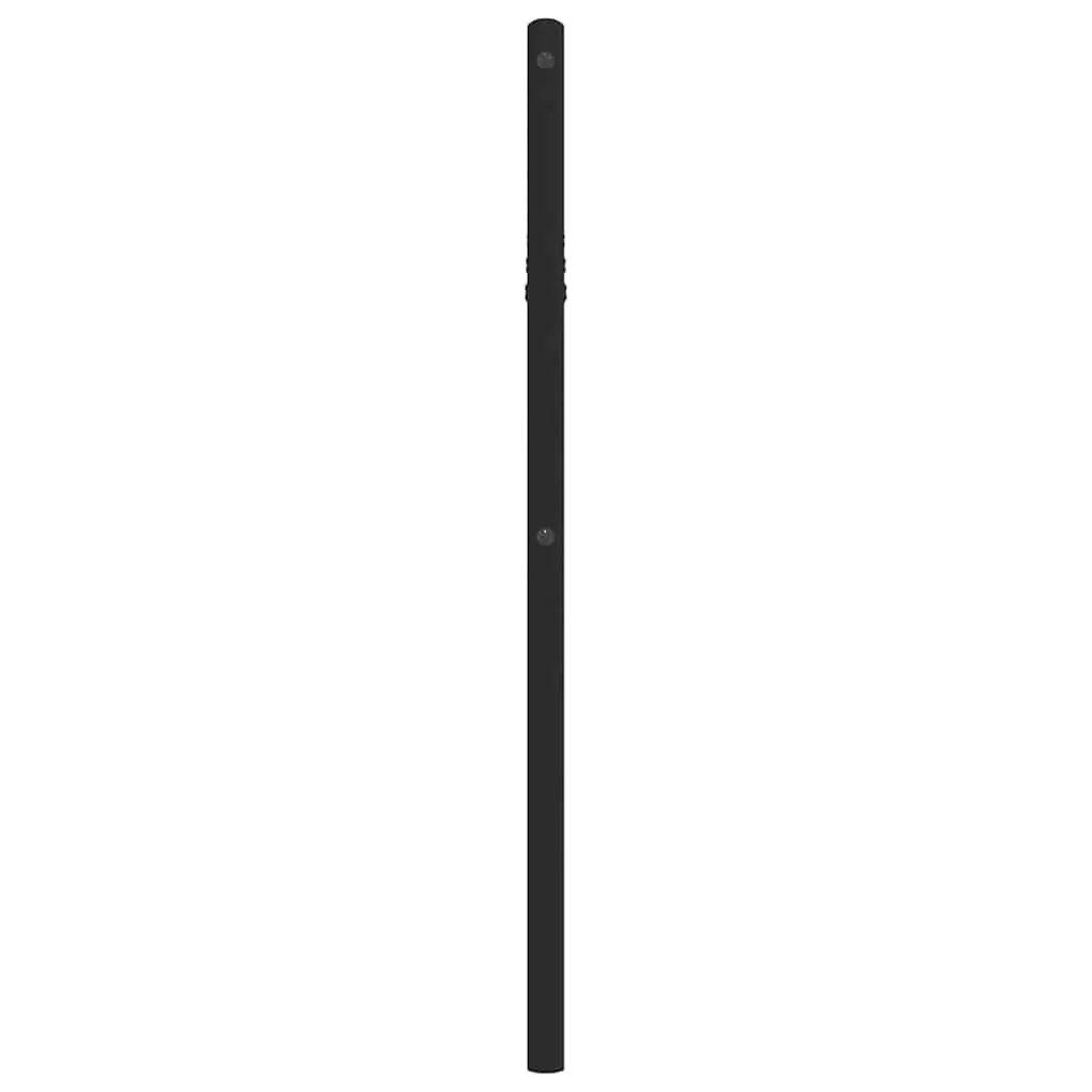 Black Metal Headboard Offering Solid Support