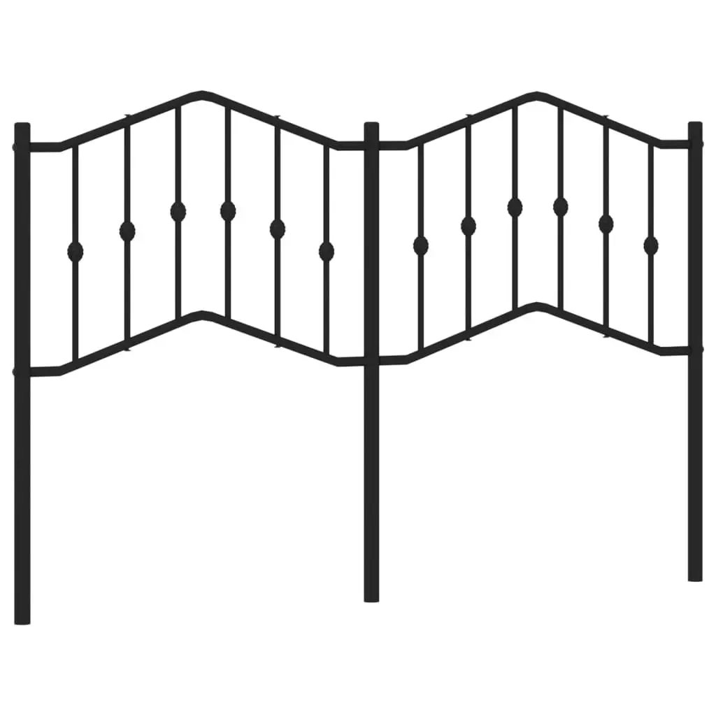 Black Metal Headboard for Lasting Use