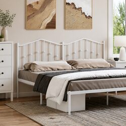 Metal Headboard 180 cm Bed Frame Bedroom Furniture Sturdy Steel Support