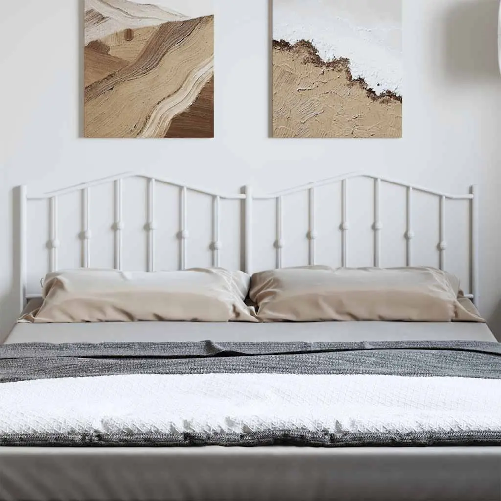 Metal Headboard Bed Head 180cm Black