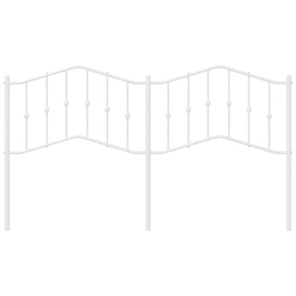 Metal Headboard Bed Head 180cm Black