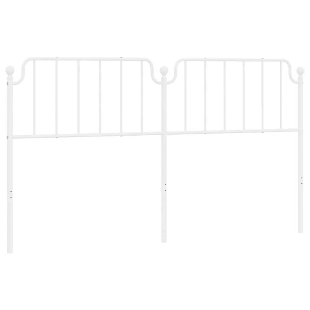 Metal Headboard Back Support 180cm White