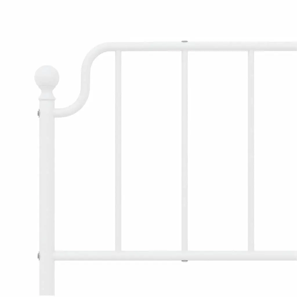 Metal Headboard Back Support 180cm White