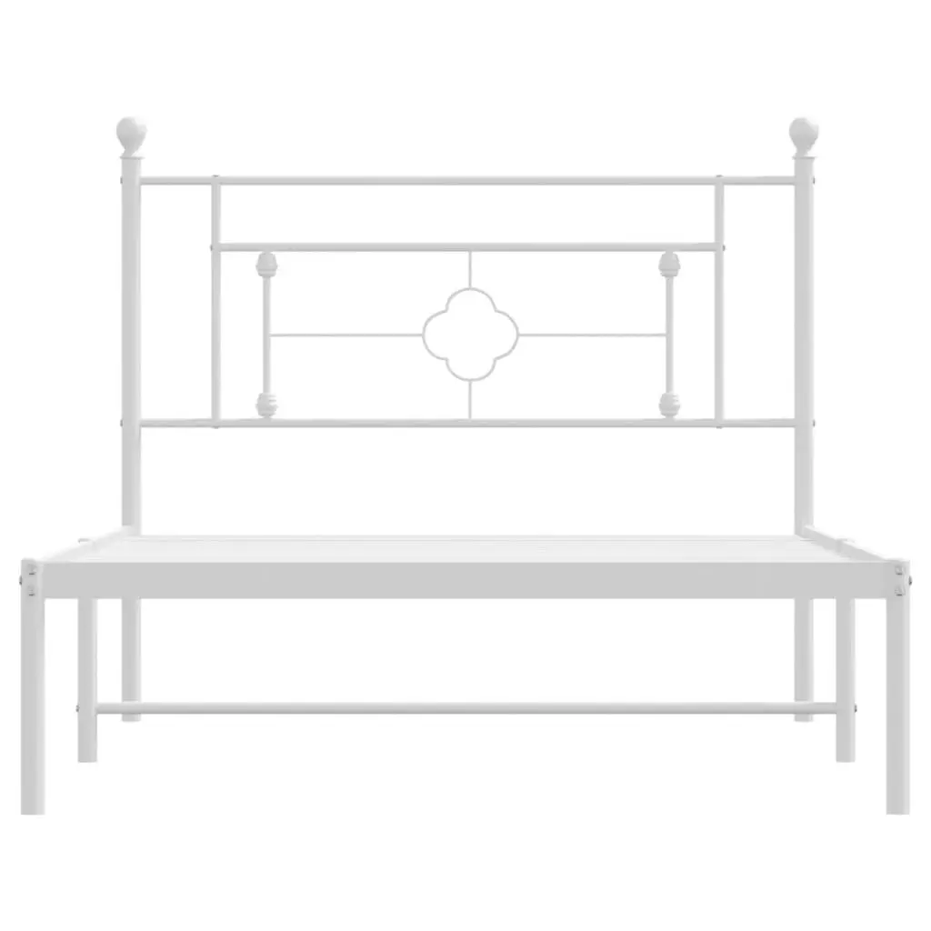King Single Metal Bed Frame with Storage