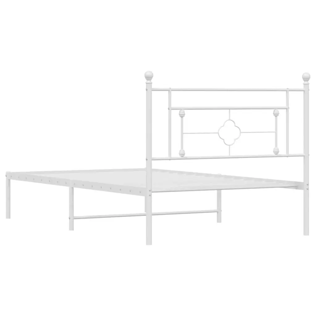 King Single Metal Bed Frame with Storage