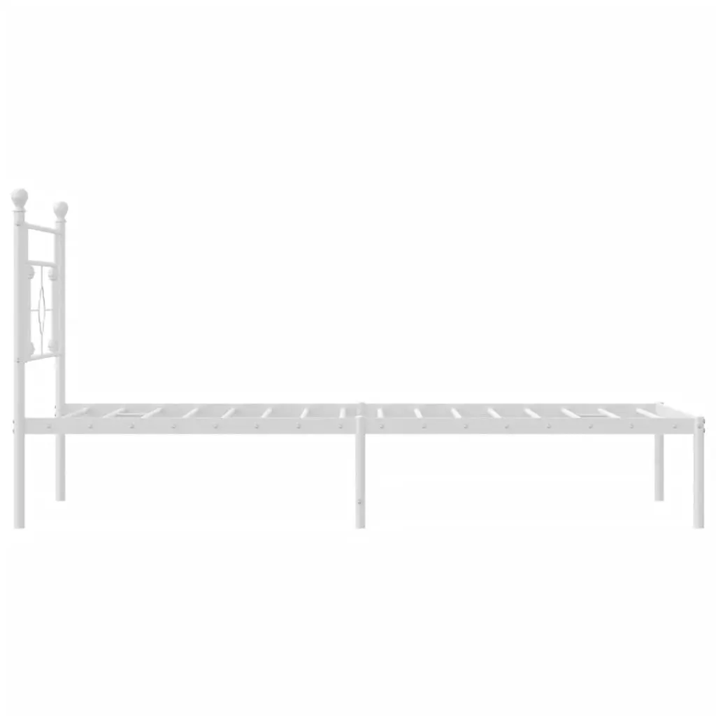King Single Metal Bed Frame with Storage