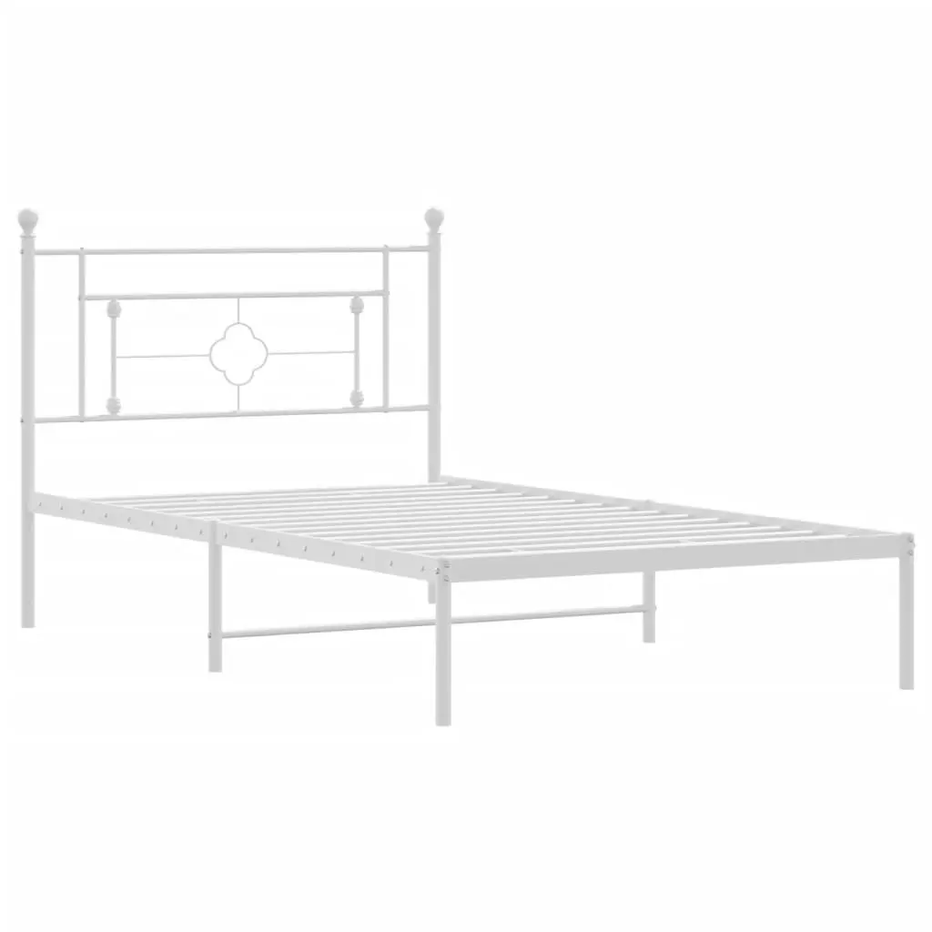 King Single Metal Bed Frame with Storage