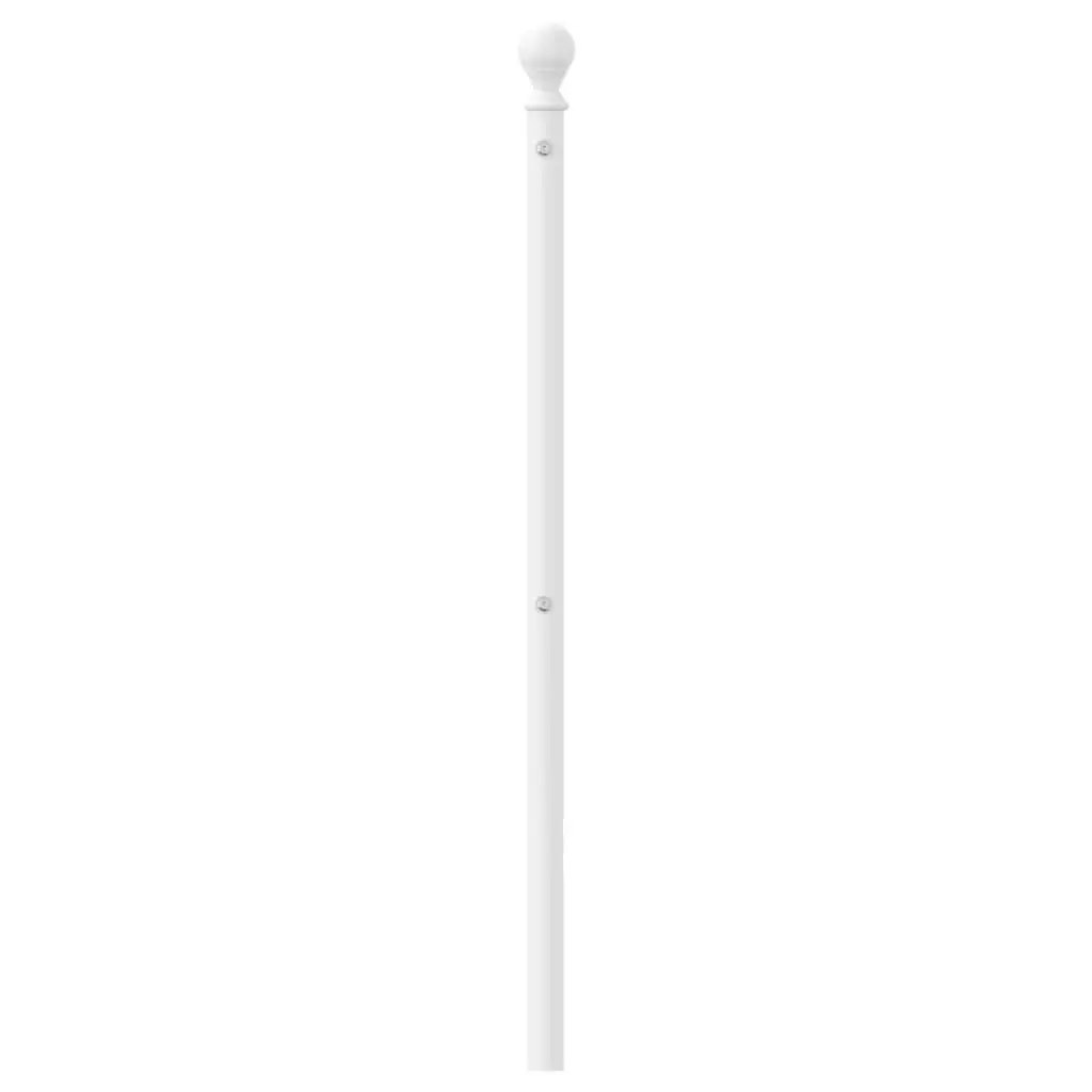 White Metal Headboard for 90cm Bed Frames