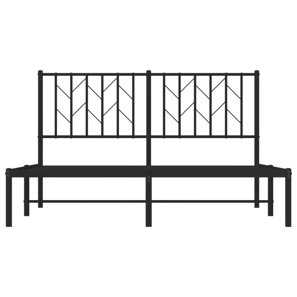 Metal Bed Frame with Storage and Headboard