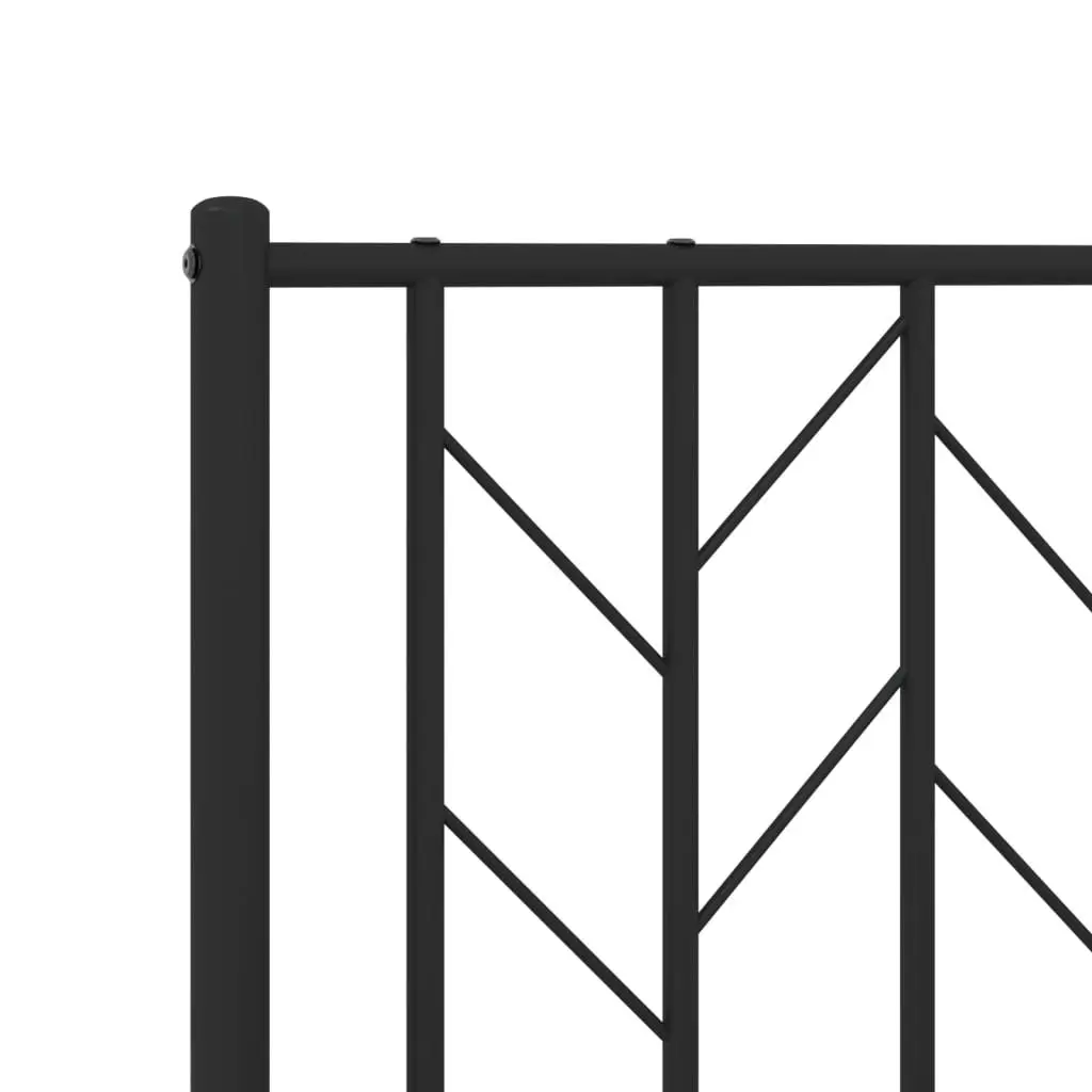 Metal Bed Frame with Storage and Headboard