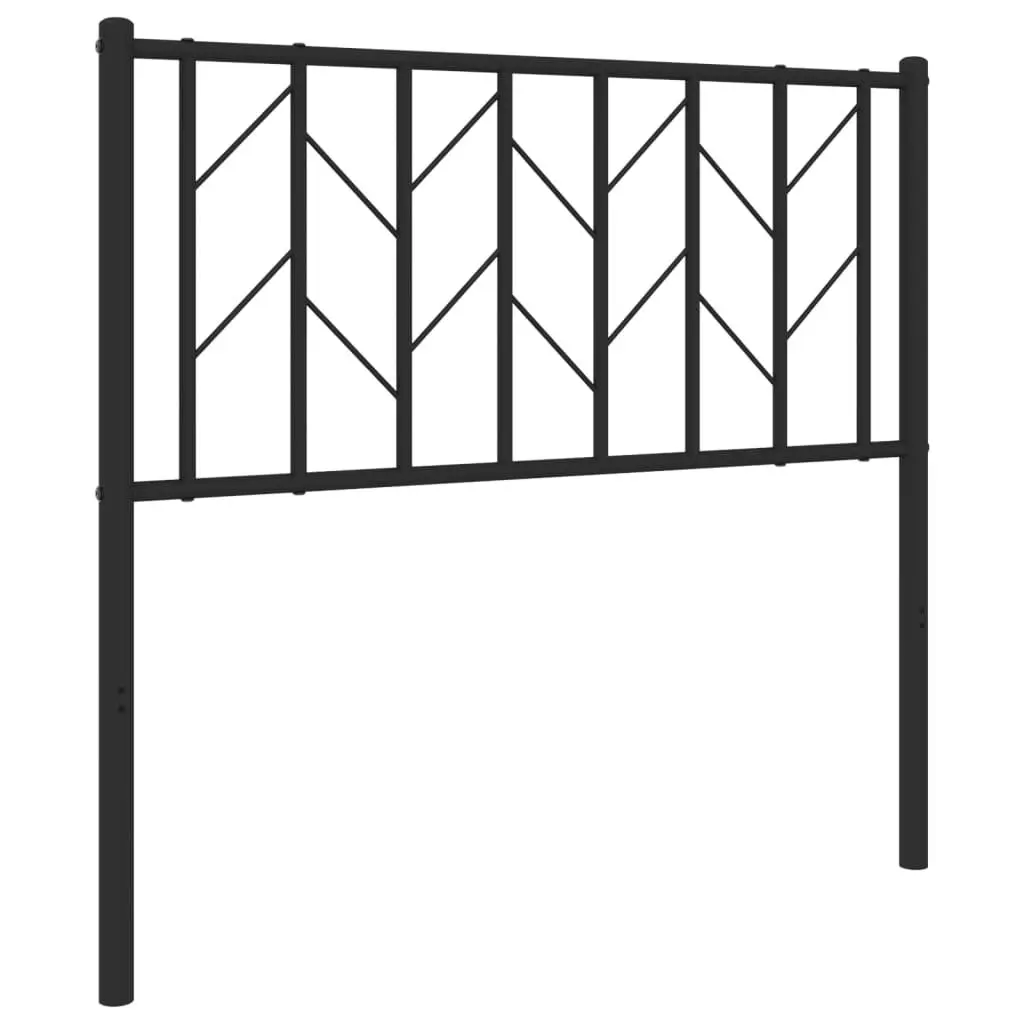 Metal Headboard Black 90cm Bedroom Bed Frame Furniture Replacement Head Board