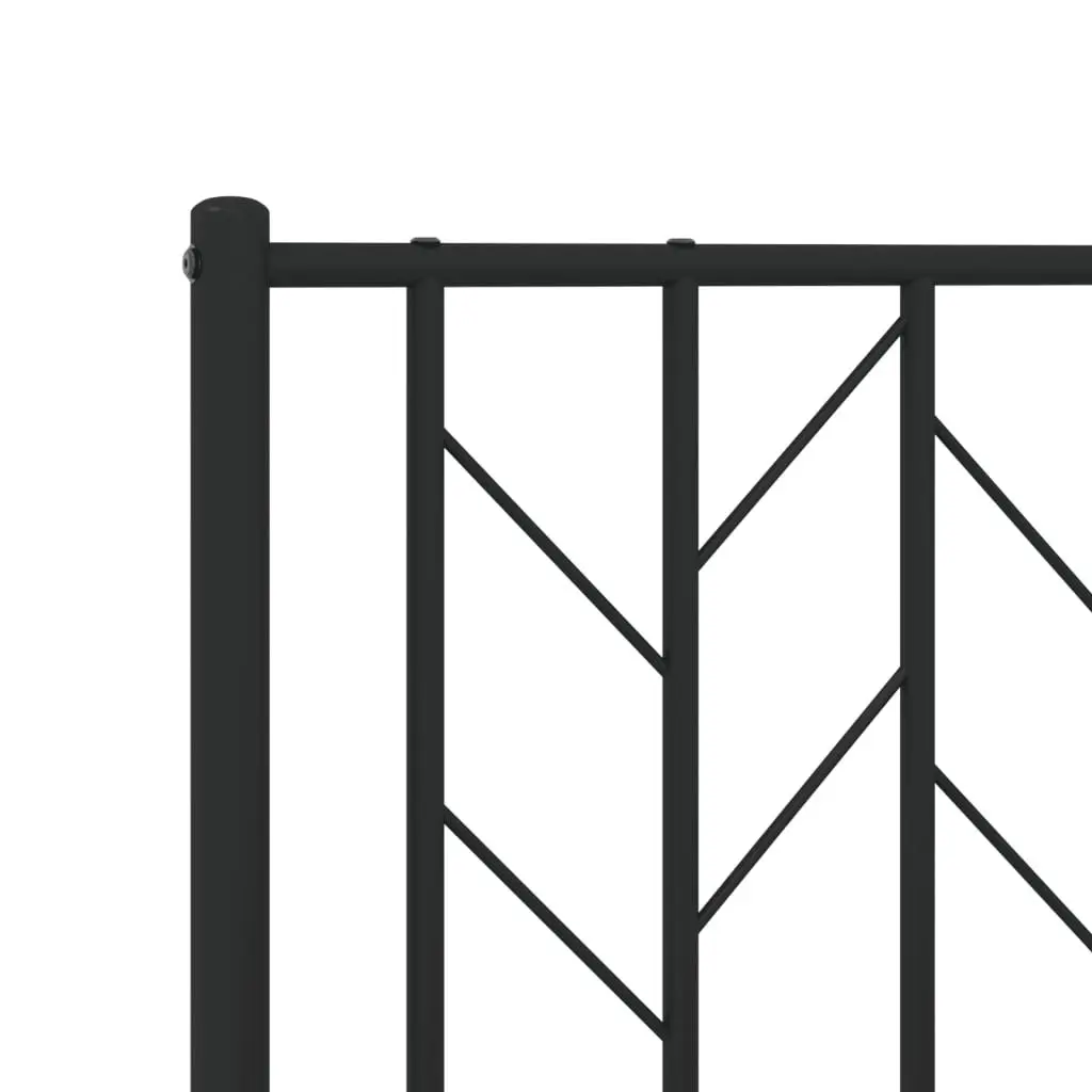 Metal Headboard Black 90cm Bedroom Bed Frame Furniture Replacement Head Board