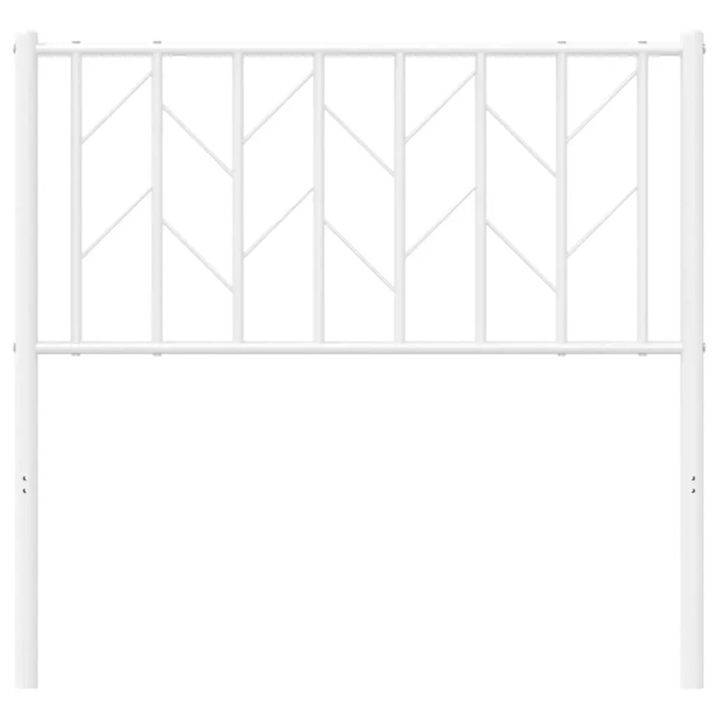 Metal Headboard White 90cm Bed Frame Header Steel Bedroom Furniture Replacement