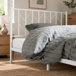 Comfortable and Durable Metal Headboard for Your Bed