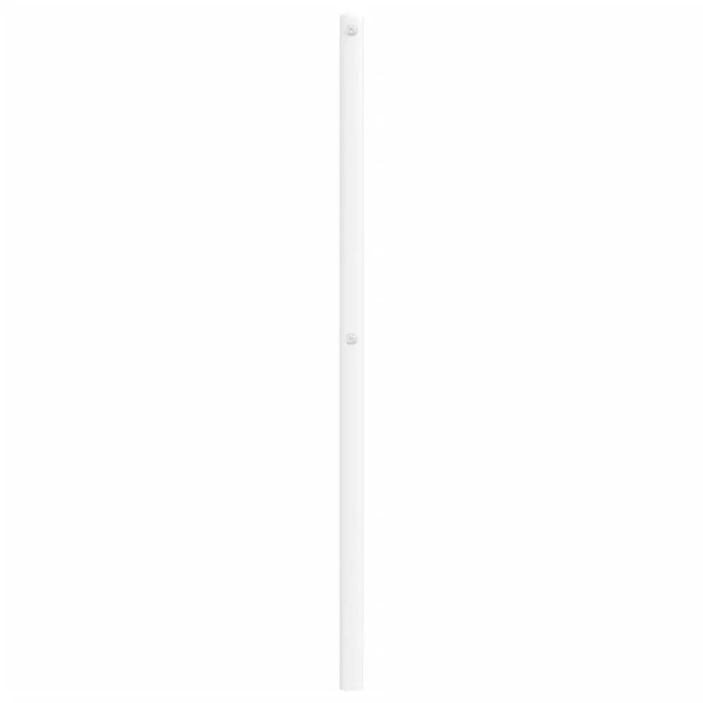 Steel Frame White Headboard 150cm Metal Bed Header Bedroom Furniture