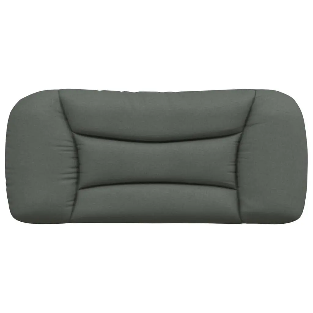 Headboard Cushion Fabric Wall Mount Bed Pillow Back Support Grey 90cm