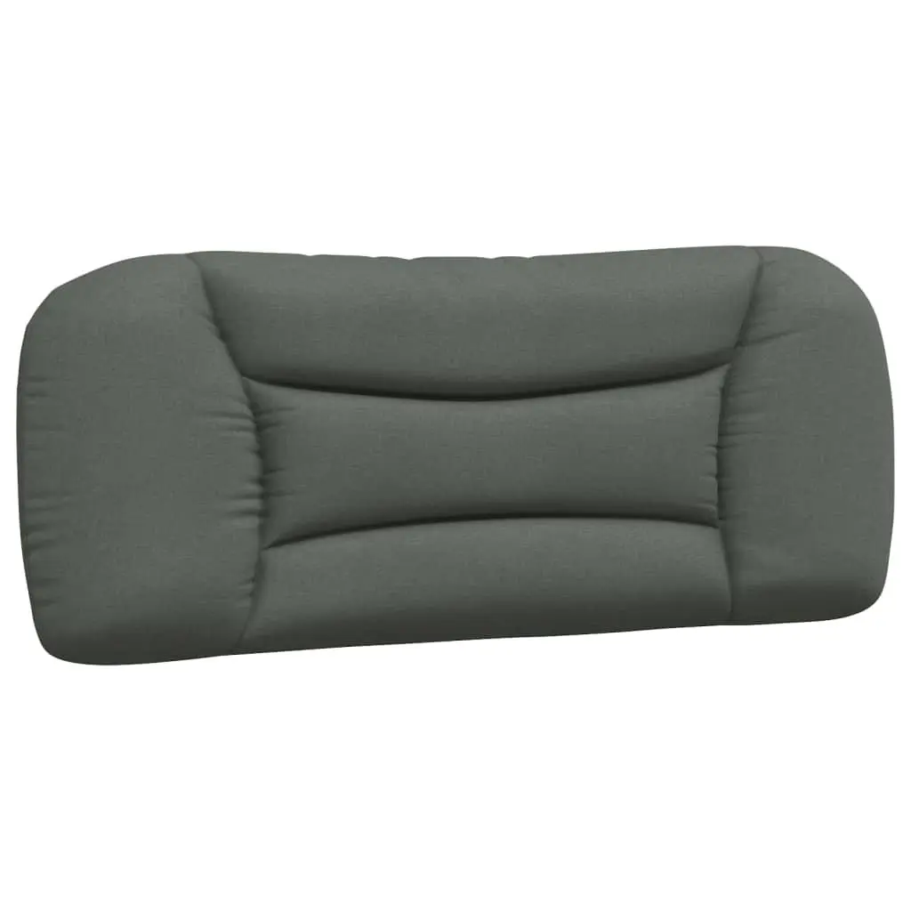 Headboard Cushion King Single Bed 107cm Grey Fabric