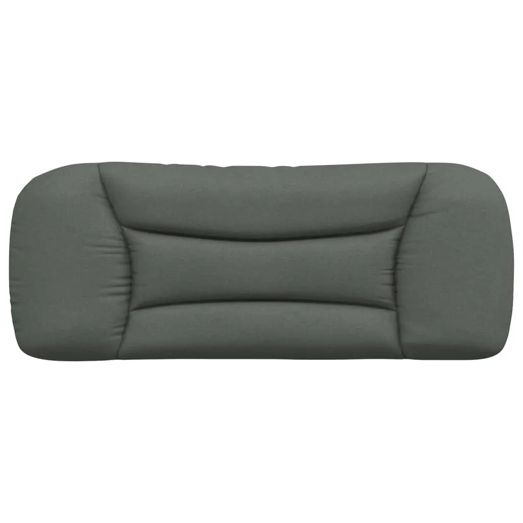 Headboard Cushion King Single Bed 107cm Grey Fabric