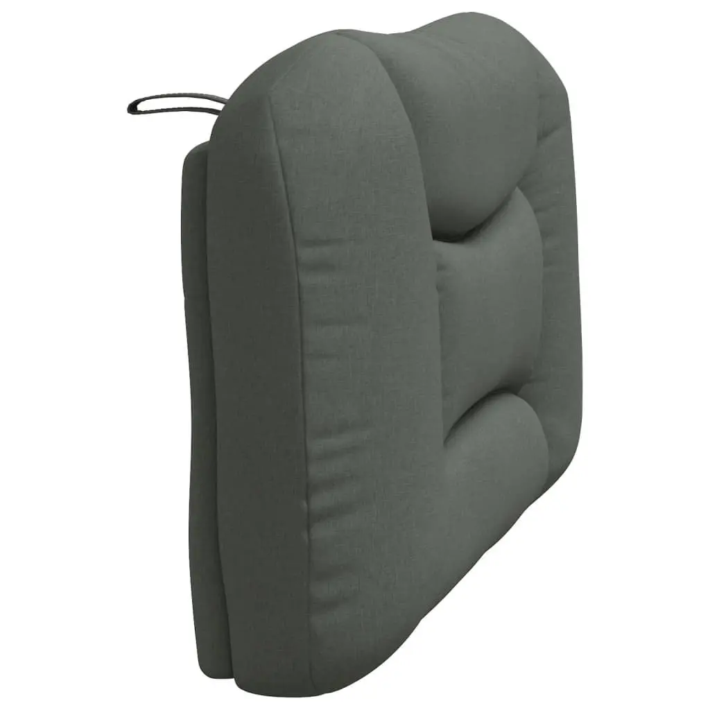Headboard Cushion King Single Bed 107cm Grey Fabric