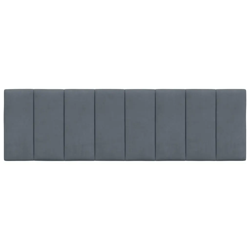 Velvet Headboard Cushion Queen Bed Wall Hanging Upholstered Pillow Support 152cm