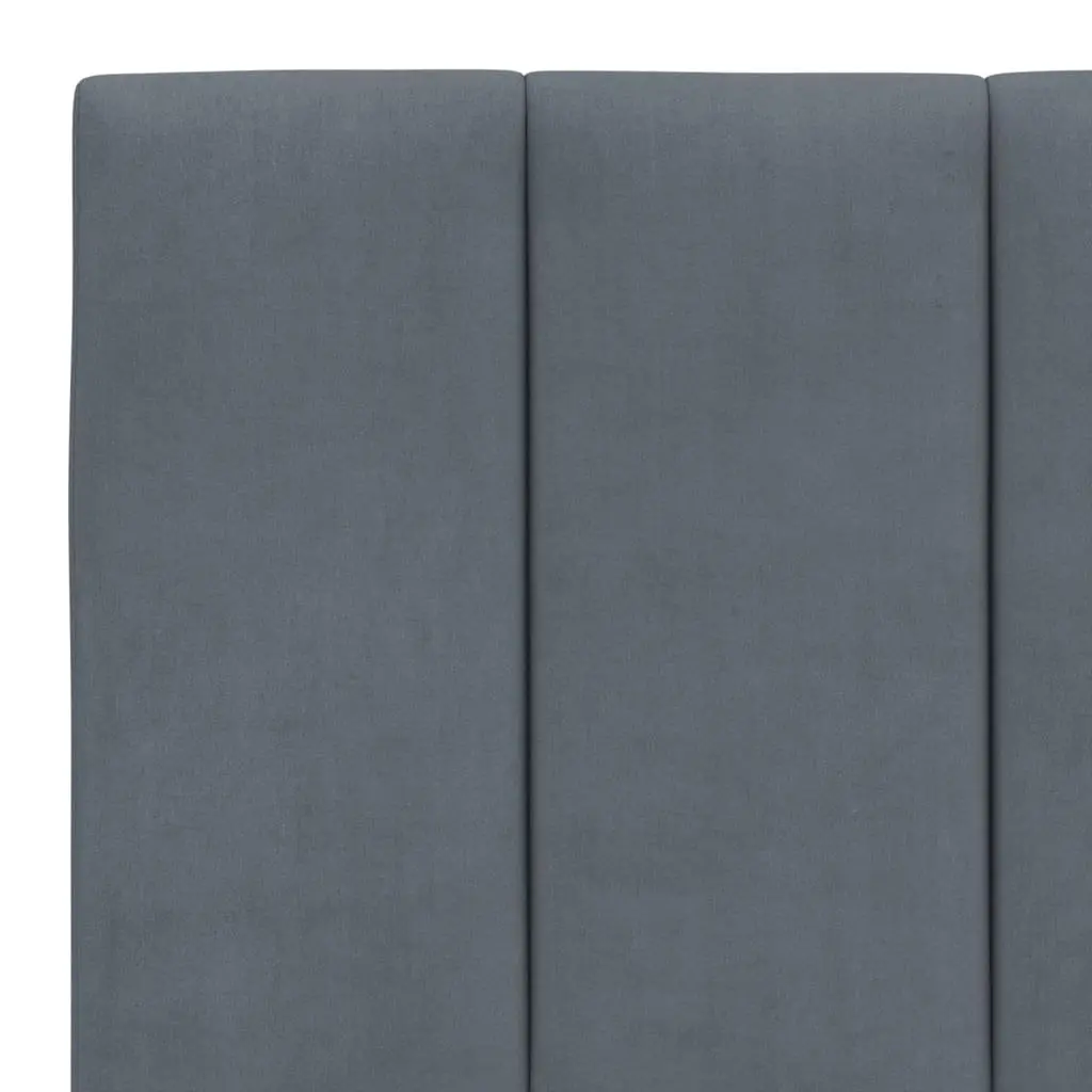 Velvet Headboard Cushion Queen Bed Wall Hanging Upholstered Pillow Support 152cm