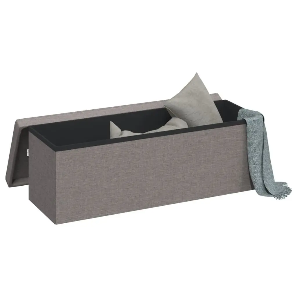 Grey Storage Bench