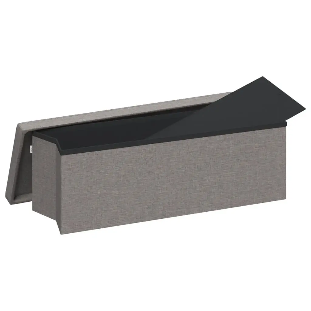 Grey Storage Bench