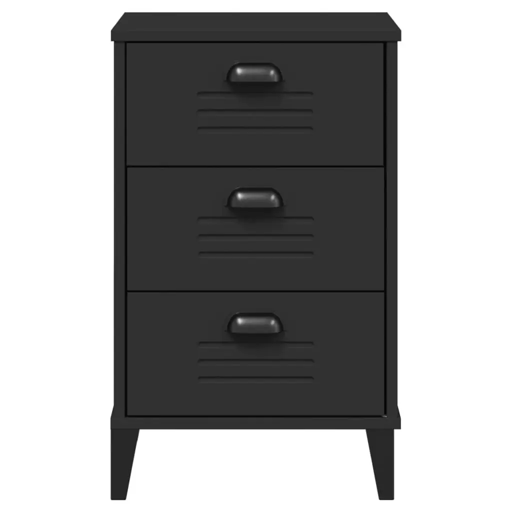 Black Bedside Cabinet