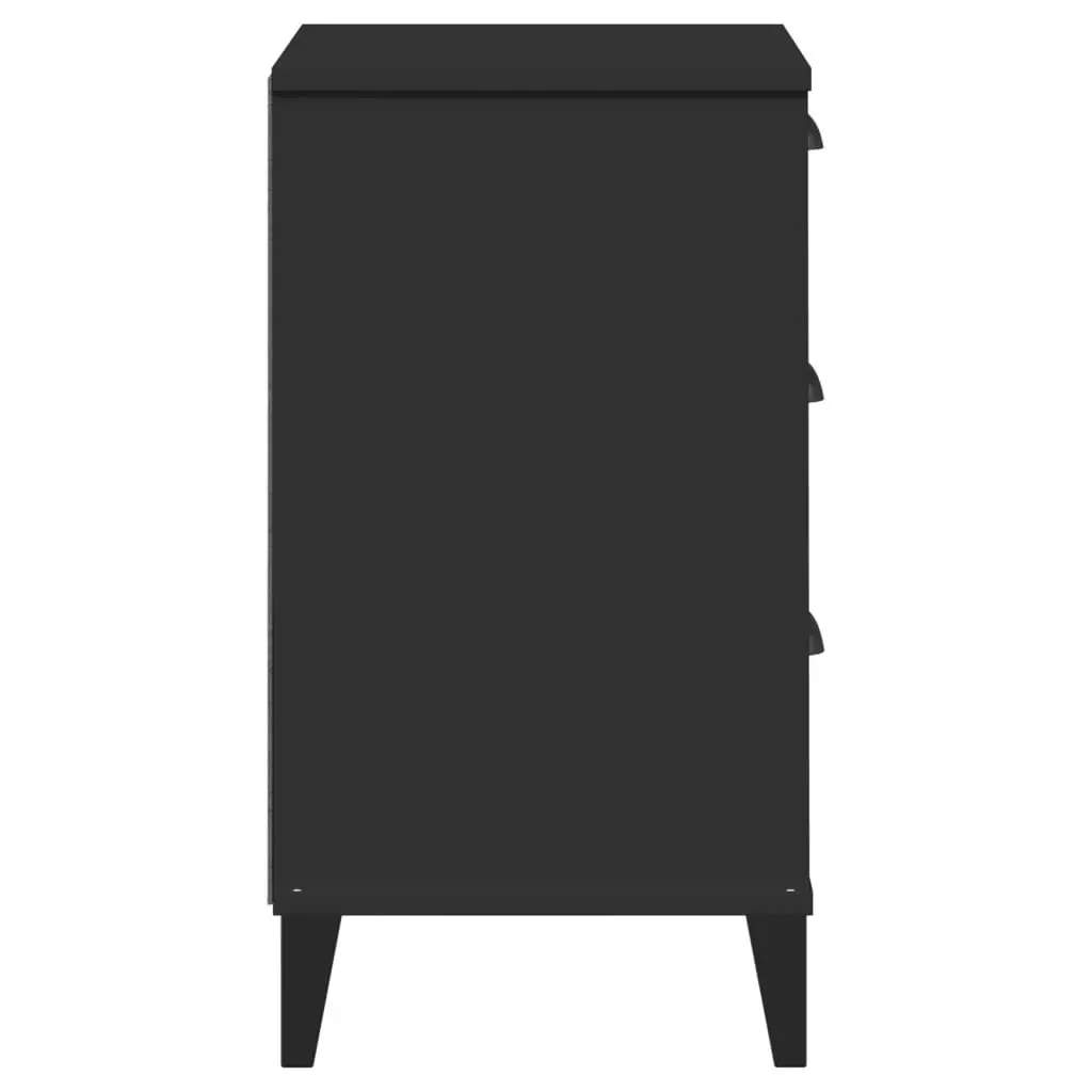Black Bedside Cabinet