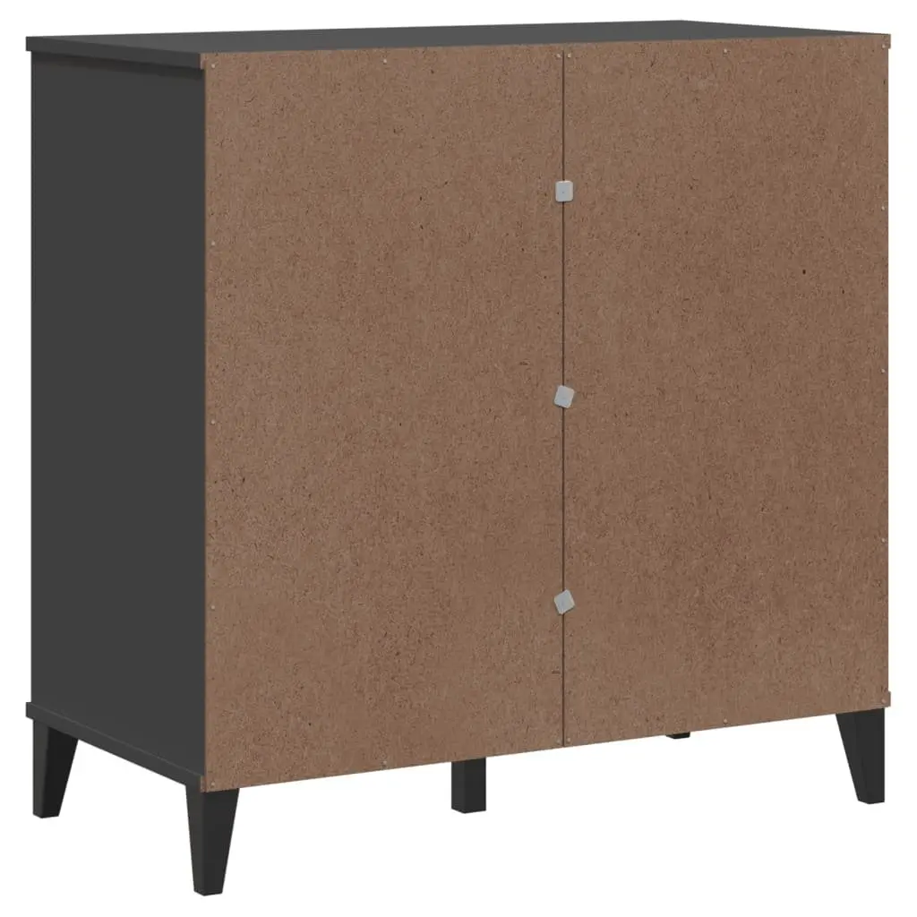 Sideboard Industrial Design Storage Cabinet Anthracite Grey 80x40x80cm Buffet