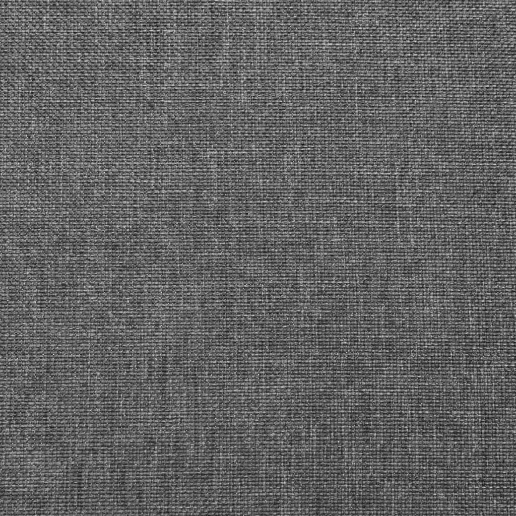 2-Seater Sofa Bed Light Grey Fabric Day Bed Guest Sleeper