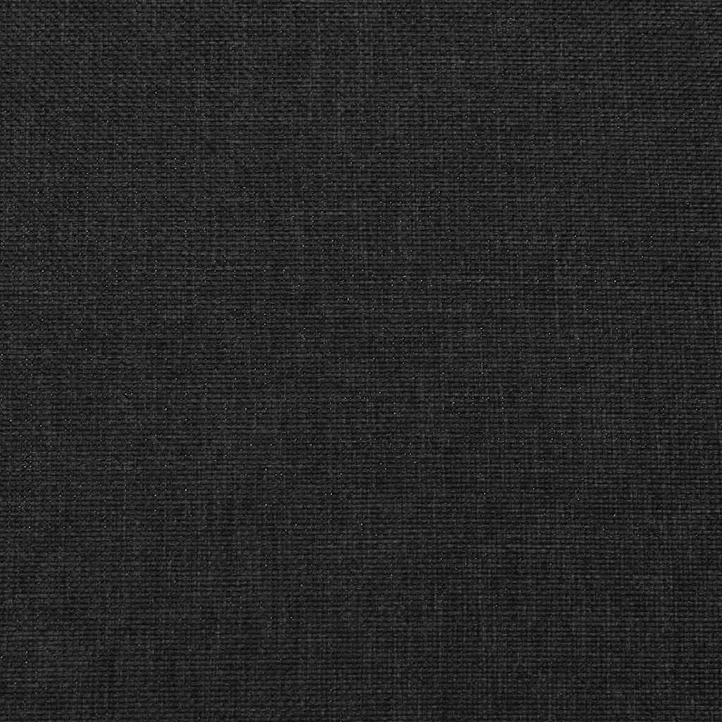 Black Fabric Sofa Bed for Two