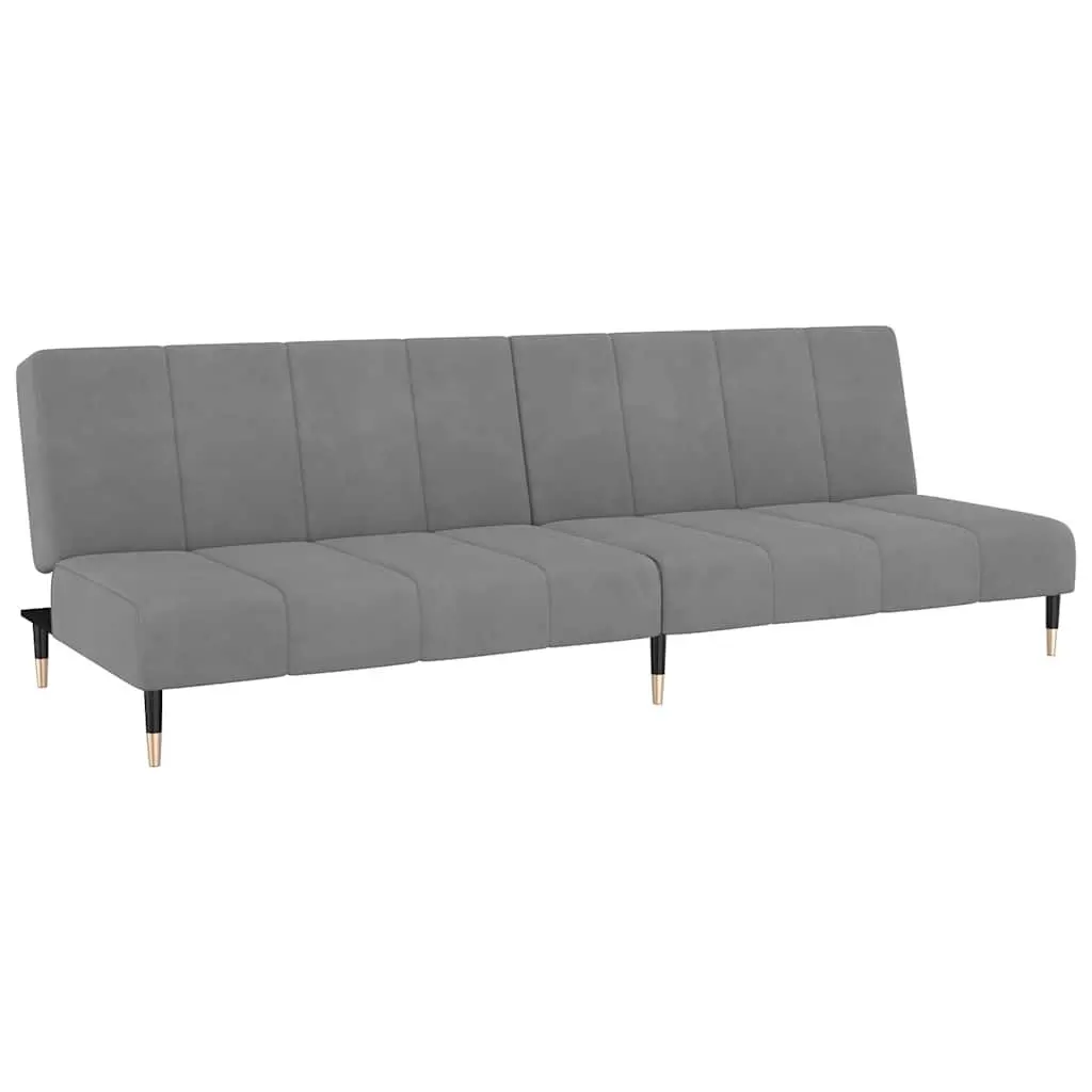 Grey Velvet Sofa Bed