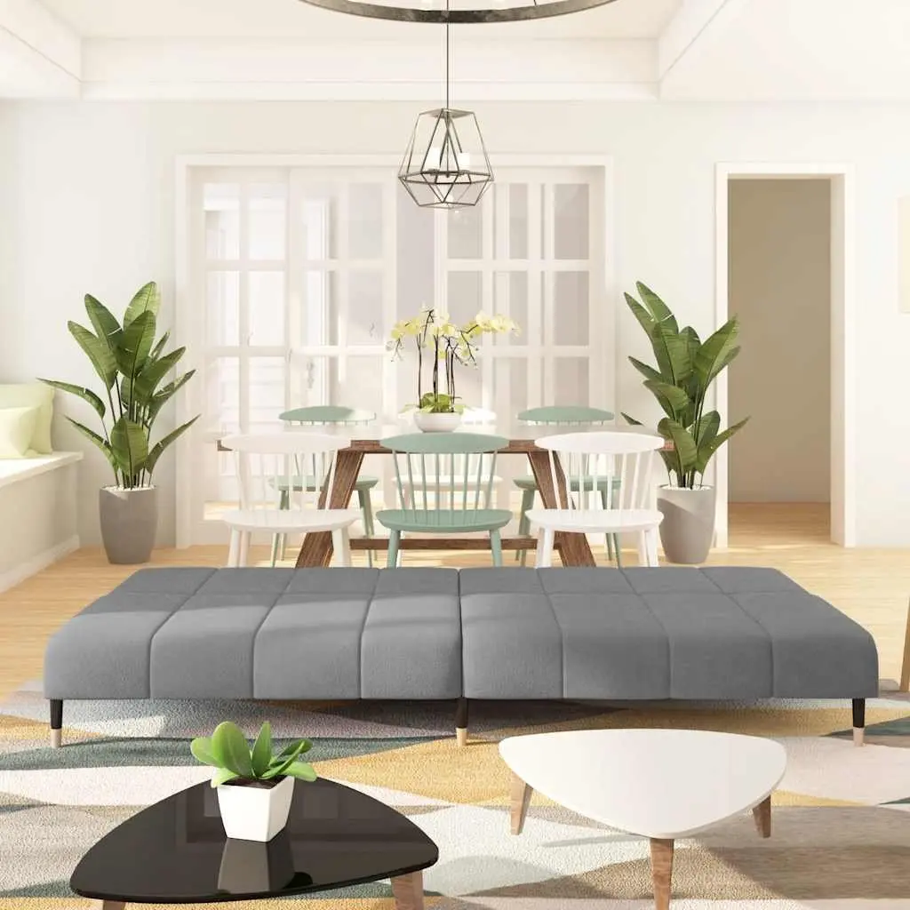 Grey Velvet Sofa Bed