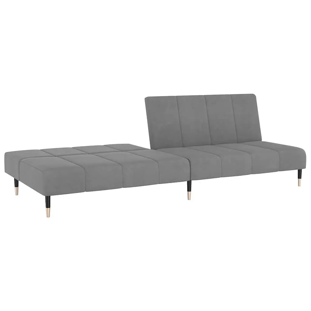 Grey Velvet Sofa Bed
