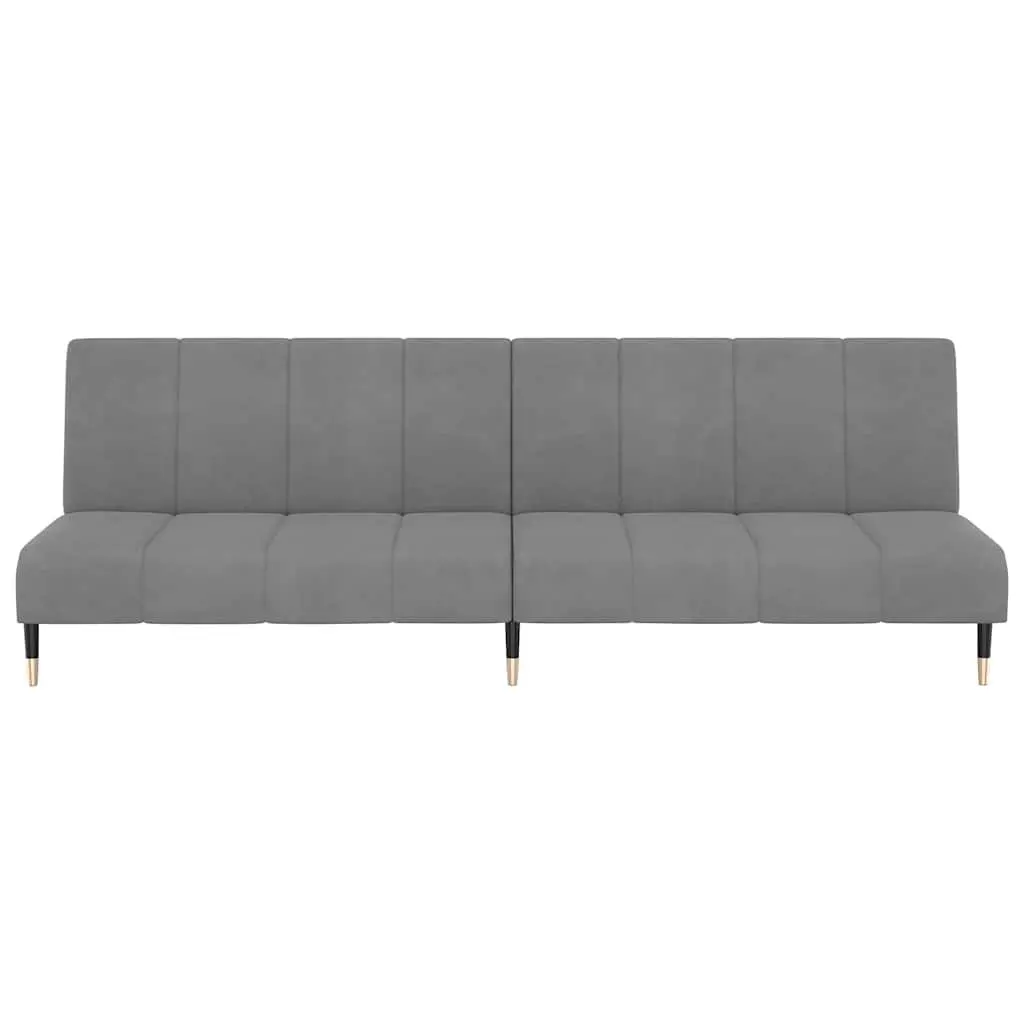 Grey Velvet Sofa Bed