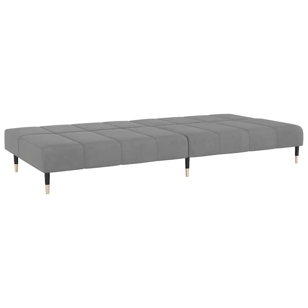 Grey Velvet Sofa Bed