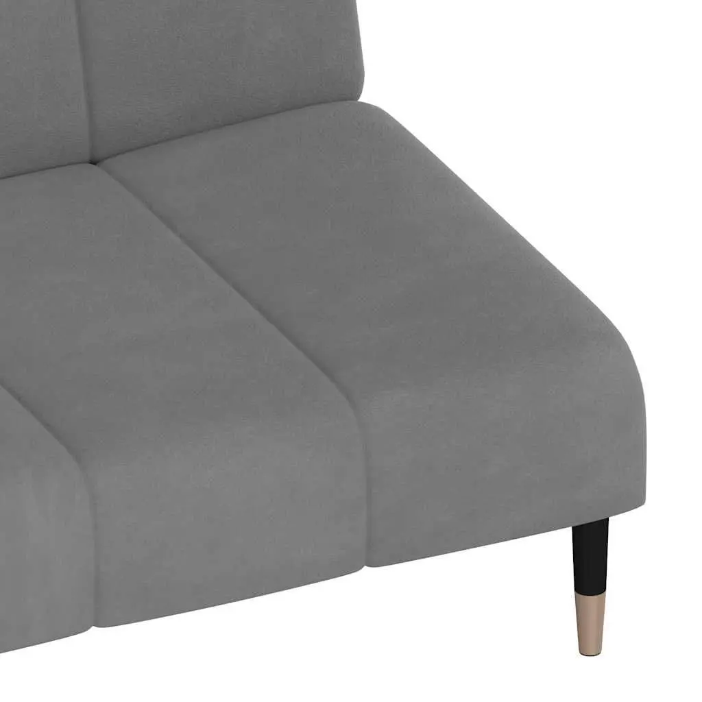 Grey Velvet Sofa Bed