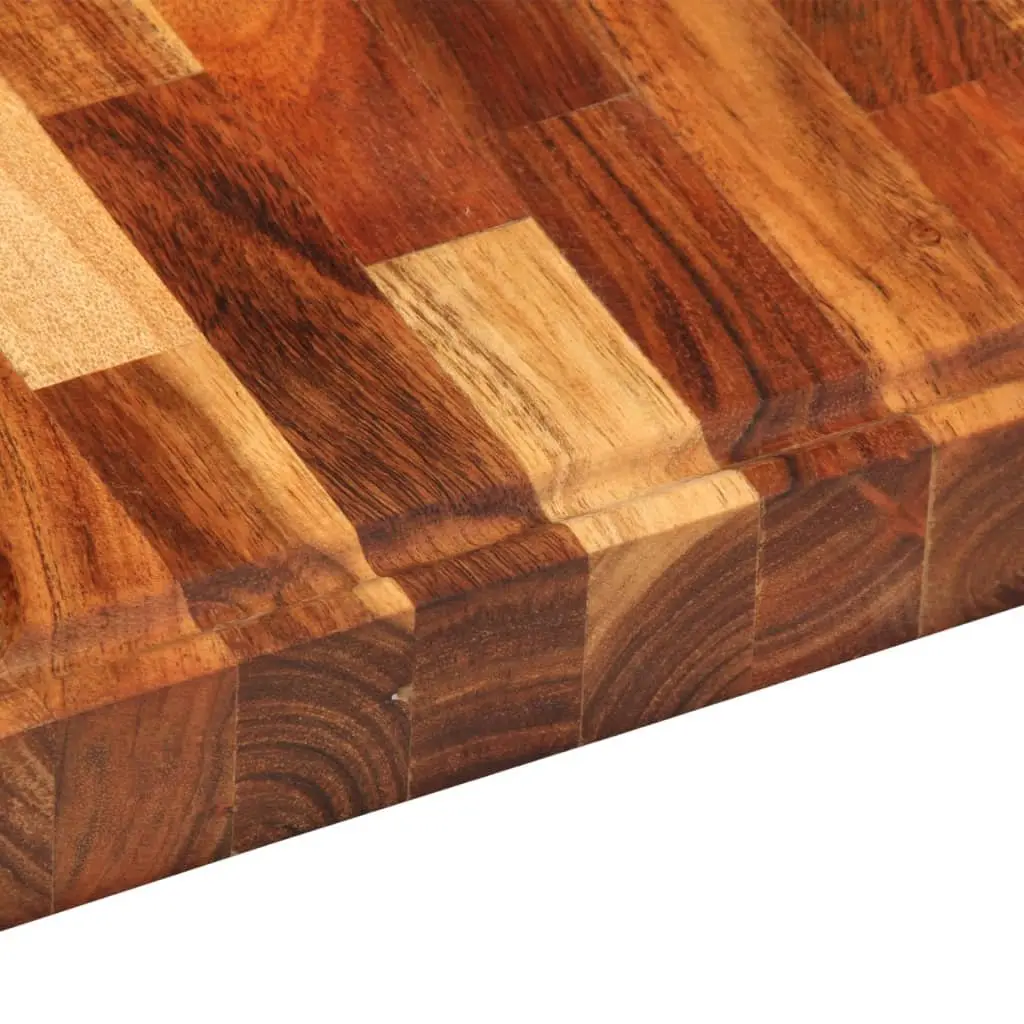 Solid Wood Chopping Board Kitchen Cutting Serving 30x21x4 cm Acacia Brown
