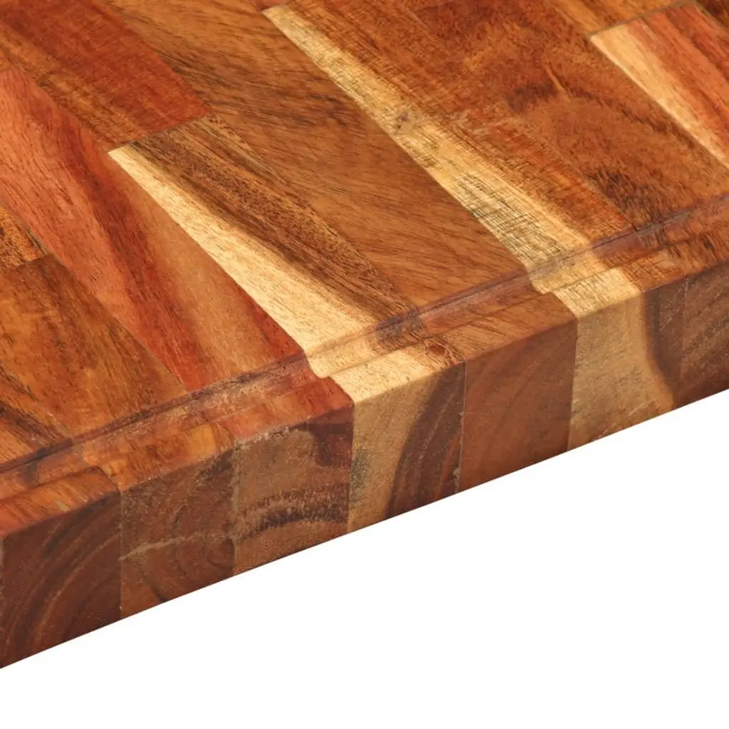 Solid Wood Chopping Board Cutting Serving 42x30x4 cm Brown Acacia