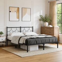 Reliable Metal Bed Frame 150x200 cm for Everyday Use