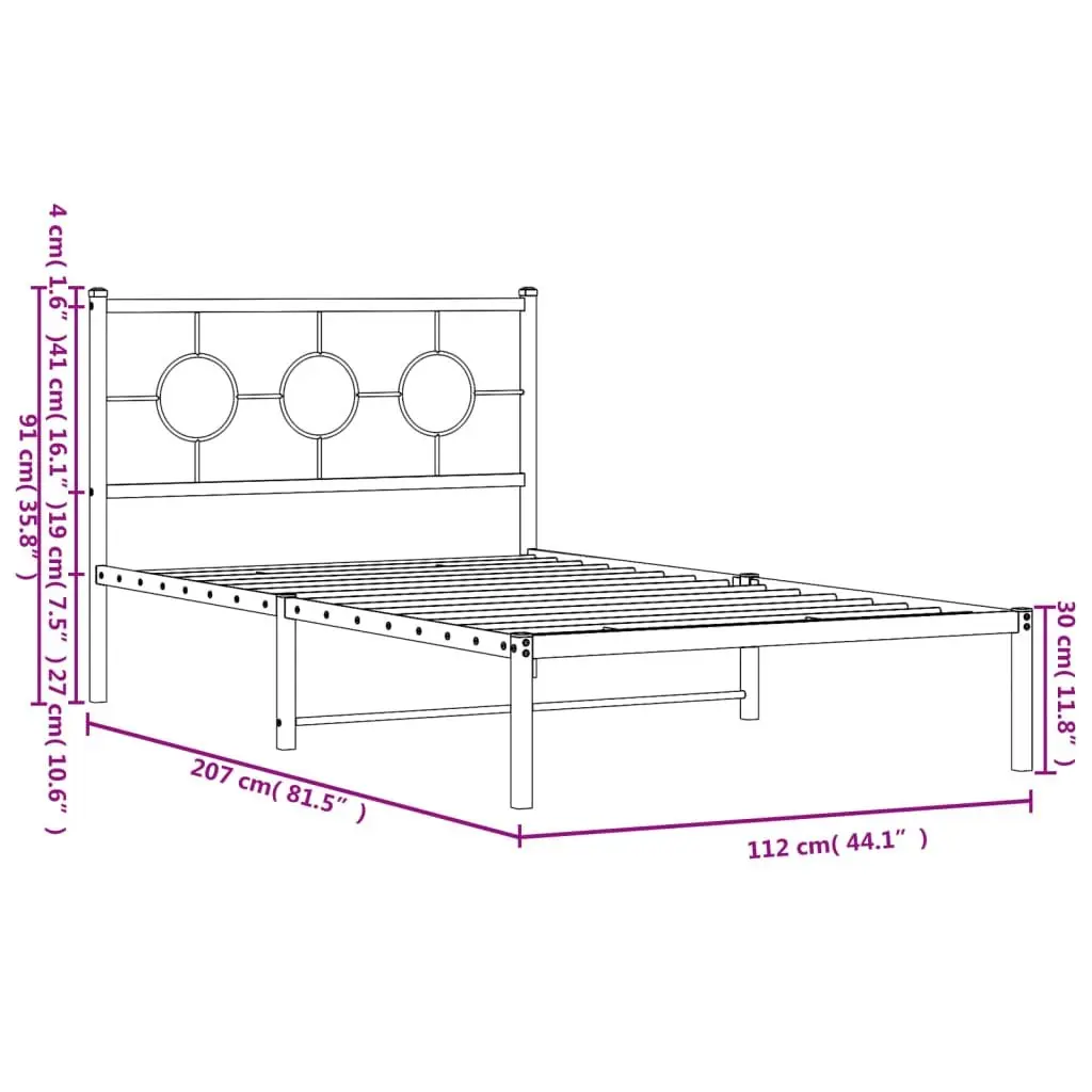 King Single Bed Frame with Storage Space