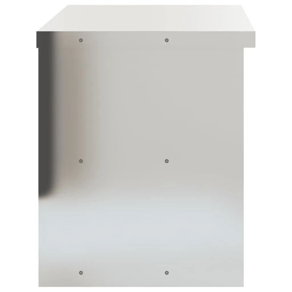 Stainless Steel Kitchen Cabinet Wall Mounted Food Storage Silver